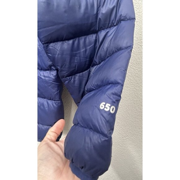 Eddie Bauer CirrusLite Down Filled Puffer Jacket Boys XL 14-16 Blue Pockets - Picture 7 of 8